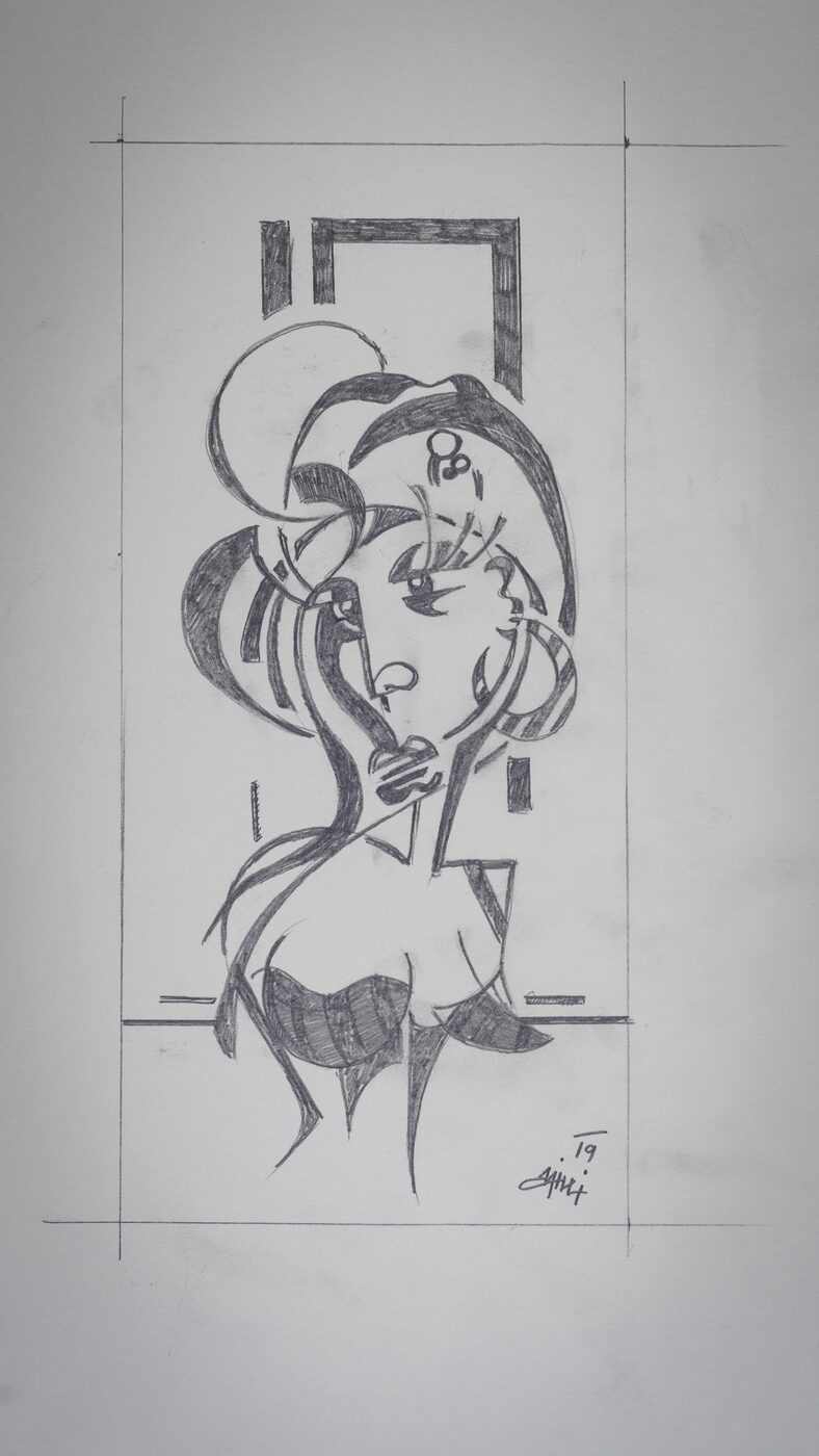 Marilyn, Skizze