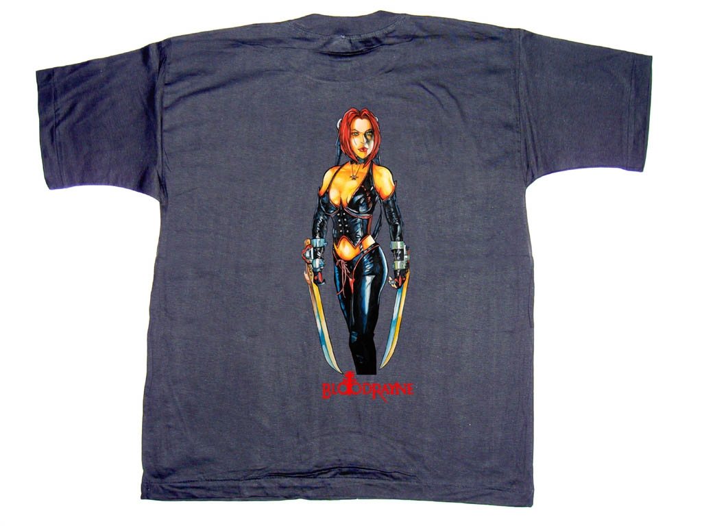 T-shirt with a BloodRayne motif by Joe Muczka jr.