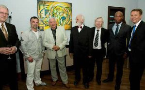 Laureates and guests at the presentation of the Golden Europea, 2013