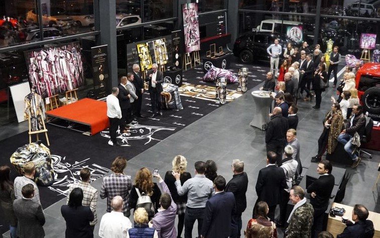 Vernissage of Joe Muczka jr. at Brunold Automobile